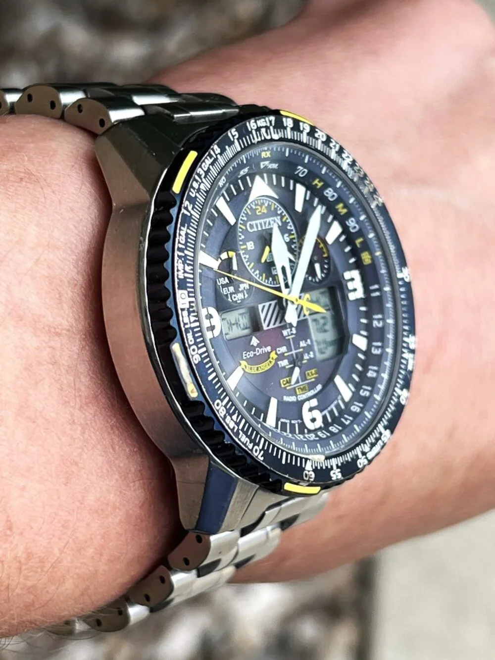 Citizen Promaster Skyhawk A-T Blue Angels Eco-Drive Men's Watch U680-S115701